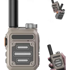 Walkie-Talkies Waterproof & Shock Resistant , Rechargeable Long Range, Mini Instant 2 Way Radios
