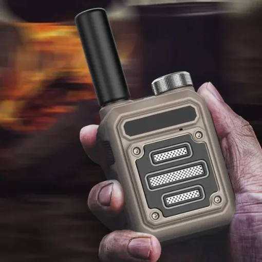 Walkie-Talkies Waterproof & Shock Resistant , Rechargeable Long Range, Mini Instant 2 Way Radios