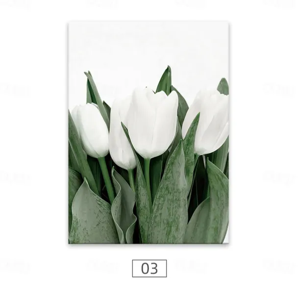 Wall Art Canvas Prints Painting Artwork Picture Green Plant Floral Home Decoration Decor Rolled Canvas No Frame Unframed Unstretched