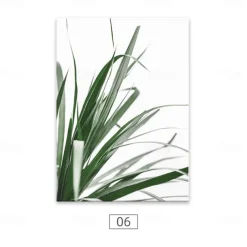 Wall Art Canvas Prints Painting Artwork Picture Green Plant Floral Home Decoration Decor Rolled Canvas No Frame Unframed Unstretched