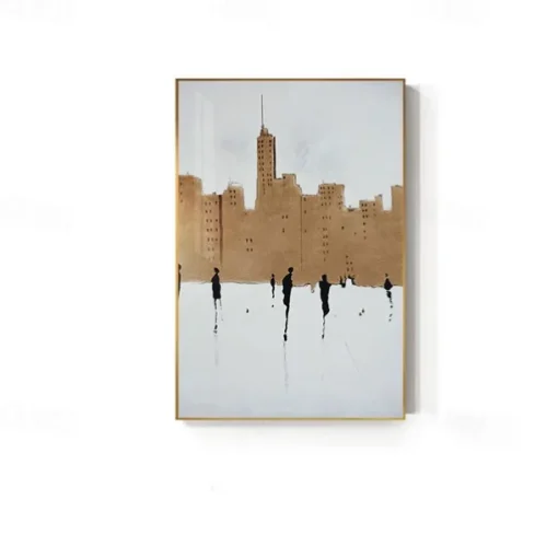 Wall Art Canvas Prints Painting Artwork Picture People Architecture Home Decoration Dcor Rolled Canvas No Frame Unframed Unstretched