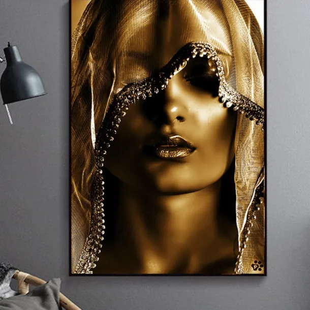 Wall Art Canvas Prints People Woman Home Decoration Decor Rolled Canvas No Frame Unframed Unstretched