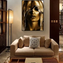 Wall Art Canvas Prints People Woman Home Decoration Decor Rolled Canvas No Frame Unframed Unstretched