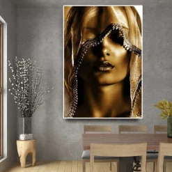 Wall Art Canvas Prints People Woman Home Decoration Decor Rolled Canvas No Frame Unframed Unstretched