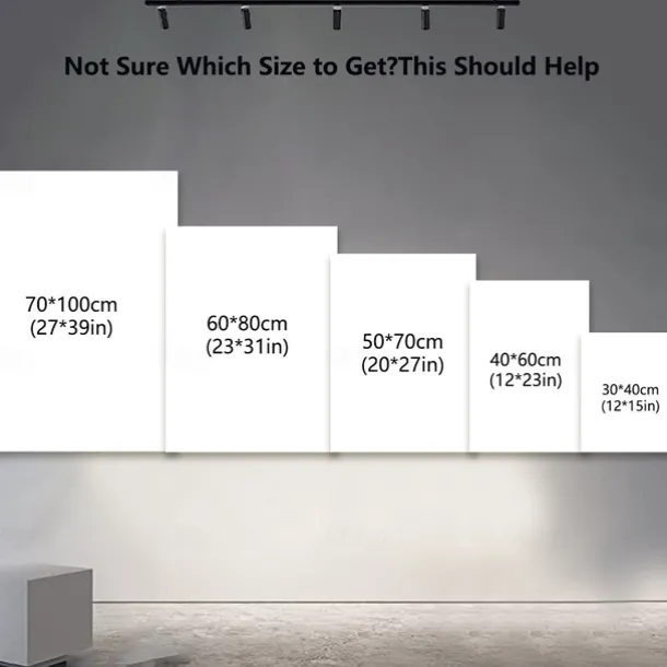 Wall Art Canvas Prints Posters Painting Mr.Panda Quote Artwork Picture Home Decoration Décor Rolled Canvas No Frame Unframed Unstretched