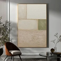 Wall Art oil painting handmade Wabi sabi painting Wall Art Beige Abstract Painting on Canvas painting handmade A Pair Beige Texture Wall Art Neutral Abstract Wall Art Boho Wal Decor