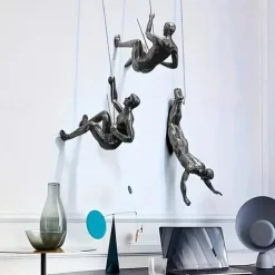 Wall Art Resin Hanging Sculptures - Suitable for Living Room, Bedroom, Or Corridor - No Feathers, No Electricity Required - Ideal Gift for Modern Art Lovers