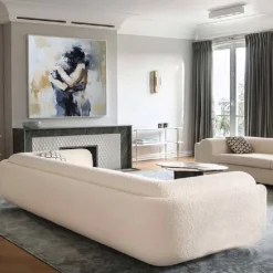 Wall Art Woman face oil painting handmade Canvas Art Faceless Portrait Painting Abstract Lady Framed Woman girl painting Lovers' decor oil painting artwork lover nude oil painting