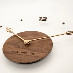 Wall Clock Non Ticking Bedroom Clock 30 35 40 cm Digital Wall Mounted Kitchen Clocks Wall Hanging Clock Wall Silent Clock Minimalistic Decor Stylish Clock Battery Wood Acrylic