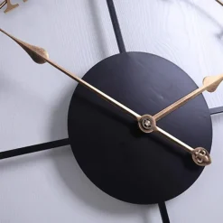 Wall Clocks Creativity Metal Clock Rome Decor Clocks Wrought Iron Round Art Wall Clock Large Wall Clock for Restaurants and Cafes Metal Wall Clock 60cm