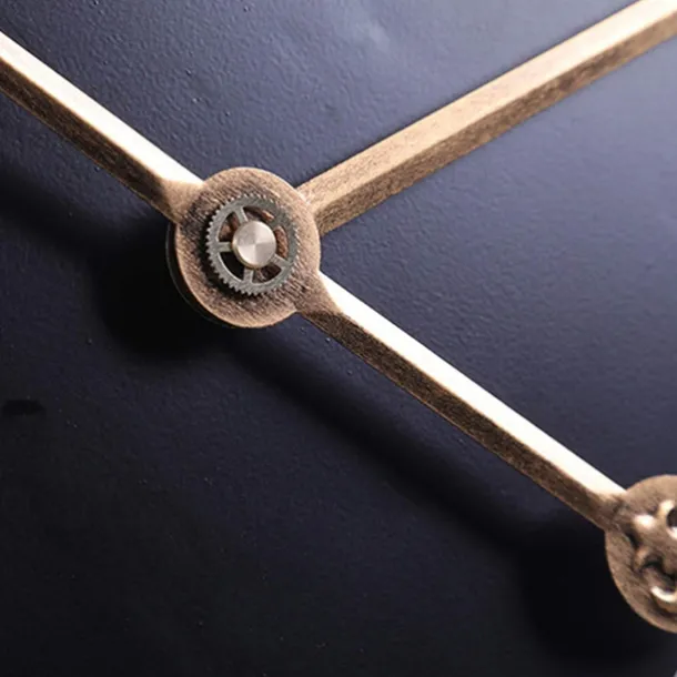 Wall Clocks Creativity Metal Clock Rome Decor Clocks Wrought Iron Round Art Wall Clock Large Wall Clock for Restaurants and Cafes Metal Wall Clock 60cm