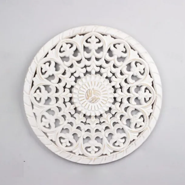 Wall Decoration Wall Hanging European Retro 3D Three-Dimensional Hanging Board Density Board Crafts Texture Relief Decorative Embossing