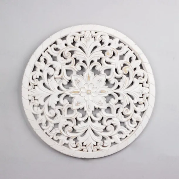 Wall Decoration Wall Hanging European Retro 3D Three-Dimensional Hanging Board Density Board Crafts Texture Relief Decorative Embossing