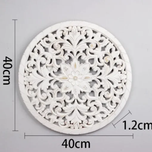 Wall Decoration Wall Hanging European Retro 3D Three-Dimensional Hanging Board Density Board Crafts Texture Relief Decorative Embossing