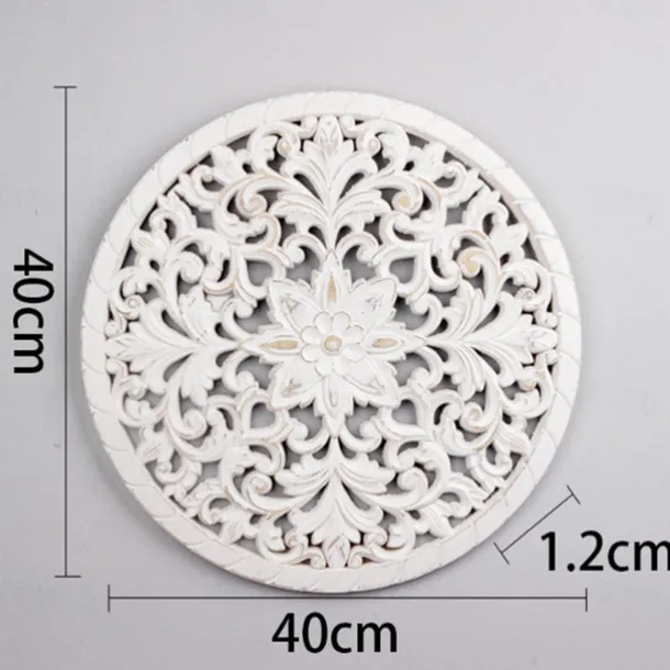 Wall Decoration Wall Hanging European Retro 3D Three-Dimensional Hanging Board Density Board Crafts Texture Relief Decorative Embossing