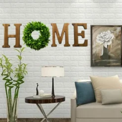 Wall Decoration Wooden Home Home Letter Wall Decoration Retro Decoration Wall Pendant Cafe Restaurant Living Room