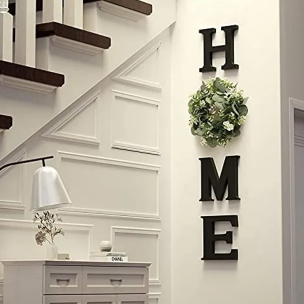 Wall Decoration Wooden Home Home Letter Wall Decoration Retro Decoration Wall Pendant Cafe Restaurant Living Room