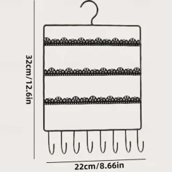 Wall Earring Jewelry Organizer Earring Organizer Hanging Holder Necklace Display Stand Rack Holder Rack Jewelry Hanger