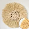 Wall Hanging Bohemian Gourd Grass Rattan Wall Decoration Round Ceiling Pendant Living Room Bedroom Study