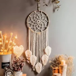 Wall Hanging Dream Catcher Woven Wall Dream Catcher Handmade Boho Dream Catcher Tassels Decoration Home Decoration Crafts