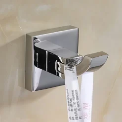 Wall Hooks for Coats,Chrome Stainless Steel Robe Hooks,Wall Mounted Coat Hooks For Bathroom,Bedroom,Kitchen