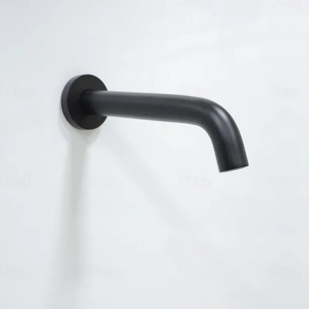 Wall Mounted Bathroom Sink Faucet,Bronze Retro Black Oil-rubbed Bronze One Hole Bath Taps