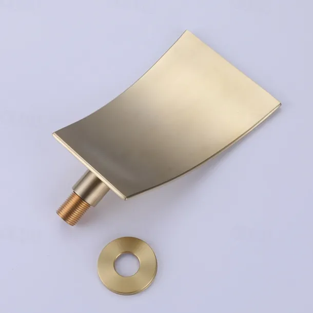 Wall Mounted Bathtub Faucet with Hand Shower, Modern Wall Installation with Ceramic Valve, Bathtub Filling Shower Mixer Faucets, Single Handle Cascading Faucet