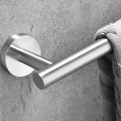 Wall Mounted Towel Rail Towel Bar Stainless Steel Bathroom Shelf Single Rod Wall Mounted New Desig 1 pc 30/40/45/50/60cm