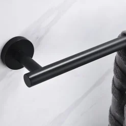 Wall Mounted Towel Rail Towel Bar Stainless Steel Bathroom Shelf Single Rod Wall Mounted New Desig 1 pc 30/40/45/50/60cm