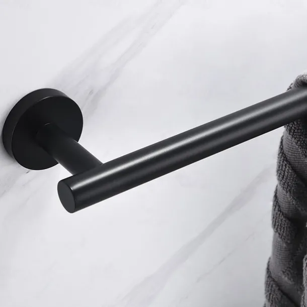 Wall Mounted Towel Rail Towel Bar Stainless Steel Bathroom Shelf Single Rod Wall Mounted New Desig 1 pc 30/40/45/50/60cm