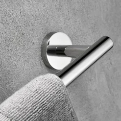 Wall Mounted Towel Rail Towel Bar Stainless Steel Bathroom Shelf Single Rod Wall Mounted New Desig 1 pc 30/40/45/50/60cm