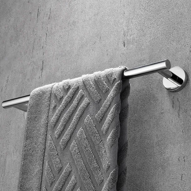 Wall Mounted Towel Rail Towel Bar Stainless Steel Bathroom Shelf Single Rod Wall Mounted New Desig 1 pc 30/40/45/50/60cm