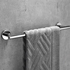 Wall Mounted Towel Rail Towel Bar Stainless Steel Bathroom Shelf Single Rod Wall Mounted New Desig 1 pc 30/40/45/50/60cm