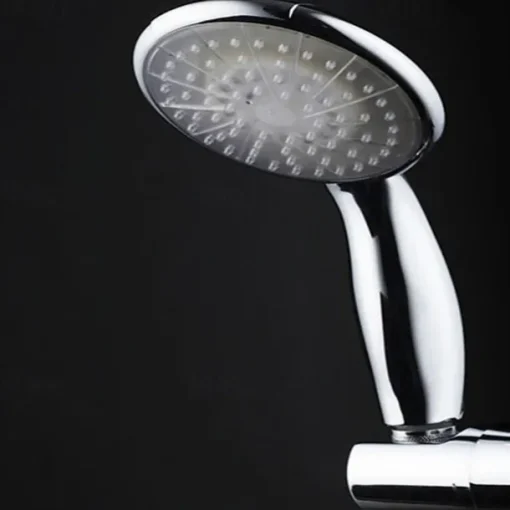 Wall Mounted,Contemporary LED Hand Shower,A Grade ABS Jet+Rainfall Spray Function Shower