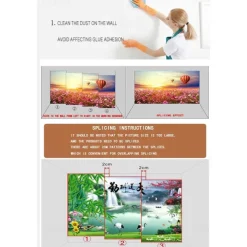 Wall Mural Wallpaper Mural Upperstairs Door Cover Porch Wall Covering Sticker Peel and Stick Removable PVC/Vinyl Material Self Adhesive/Adhesive Required Wall Decor for Living Room, Kitchen, Bathroom