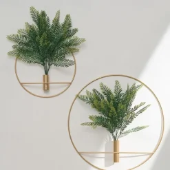 Wall-Mounted Metal Ins Style Creative Round Wall Creative Small Decorative Wall Bedroom Study