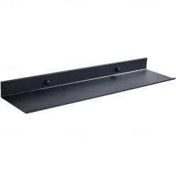 Wall-mounted Rack Bathroom Accessories Aluminum Black Bathroom Shelves Kitchen Wall Shelf Shower Storage Rack 30-50cm