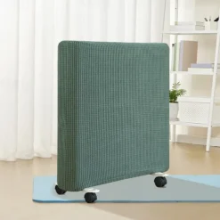 Washable Radiator Cover, Oil-Filled Radiator Heater Dust Cover, Breathable Fabric, Minimalist Design, Green (35.4in x 25.4in)