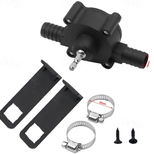 Water Pump Mini Electric Drill Drives Portable Electric Drill Pump Large Flow Pump Self Priming Transfer Oil Fluid Water Pump