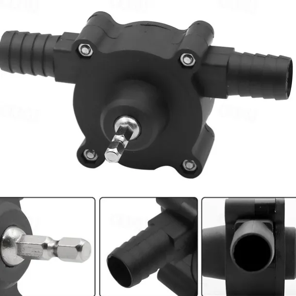 Water Pump Mini Electric Drill Drives Portable Electric Drill Pump Large Flow Pump Self Priming Transfer Oil Fluid Water Pump
