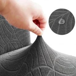 Water Repellent Dining Chair Cover Stretch Chair Seat Slipcover Spandex with Elastic Bottom Protector for Dining Room Wedding Ceremony Durable Washable