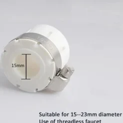 Waterfall Faucet accessory, Waterfall Kitchen Tap Universal Bathroom Kitchen Faucet Multi Function 4 in 1 360 Swiveling Sprayer Head Filter