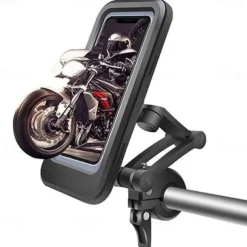 Waterproof Bicycle & Motorcycle Phone Holder - Shockproof & Scratch-Proof, 360 Adjustable, Universal for 6.7-Inch Phones, Easy Install with Quick Release Buckle