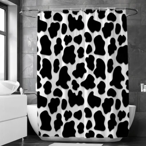 Waterproof Fabric Shower Curtain with Hooks 180cm*180cm(70"*70") Bathroom Decoration Modern Geometric Abstract