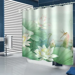 Waterproof Fabric Shower Curtain 180cm*180cm(70