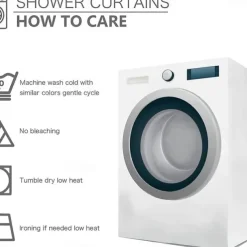 Waterproof Fabric Shower Curtain with Hooks 180cm*180cm(70"*70")Beach Fish Print for Bathroom Home Decor Covered Bathtub Curtains Liner