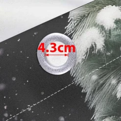 Waterproof Indoor Outdoor Curtains for Wedding Patio Thick Privacy Grommet Curtains for Wedding Bedroom, Living Room, Porch, Pergola, Cabana, 1 Panel