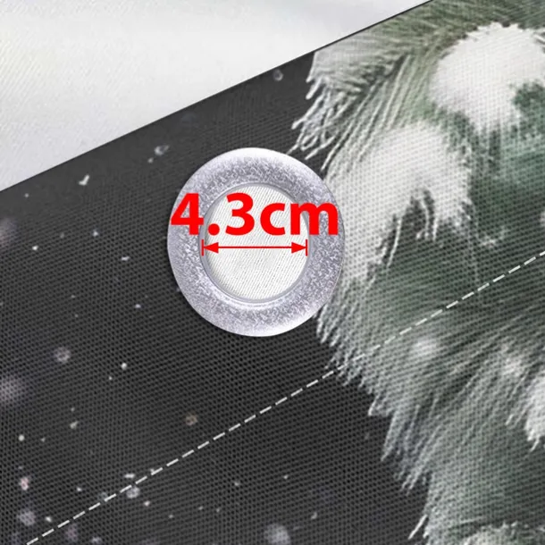 Waterproof Indoor Outdoor Curtains for Wedding Patio Thick Privacy Grommet Curtains for Wedding Bedroom, Living Room, Porch, Pergola, Cabana, 1 Panel