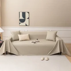 Waterproof Leather Sofa Cover Full-Coverage Anti-Cat Scratch Sofa Cover Cloth Padded Towel