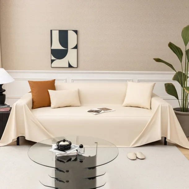 Waterproof Leather Sofa Cover Full-Coverage Anti-Cat Scratch Sofa Cover Cloth Padded Towel